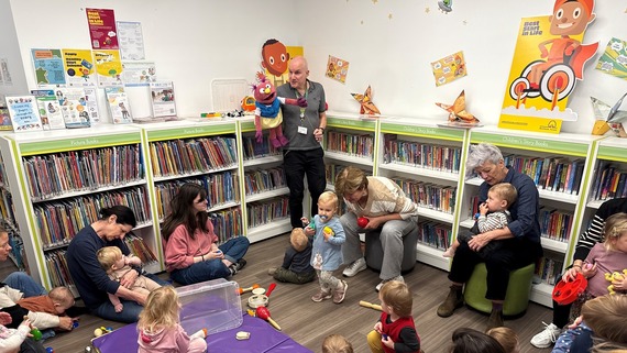 Nursery Rhyme time at Wood Street library