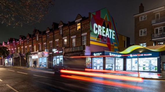 Image of Create Mural on Hoe Street opposite Soho Theatre Walthamstow_900px