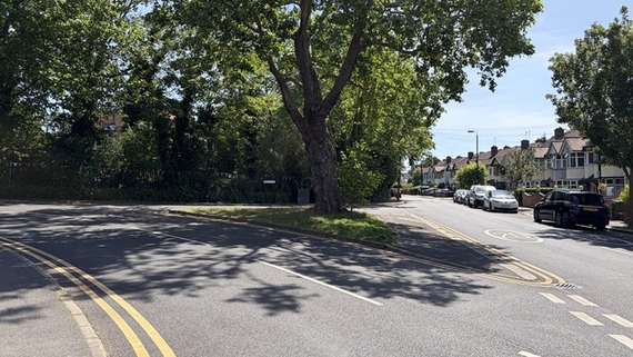Bisterne Park, an image of the road/intersection