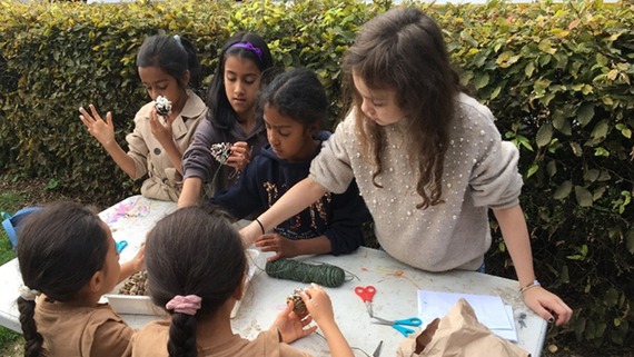 a photo of some children just loving parks