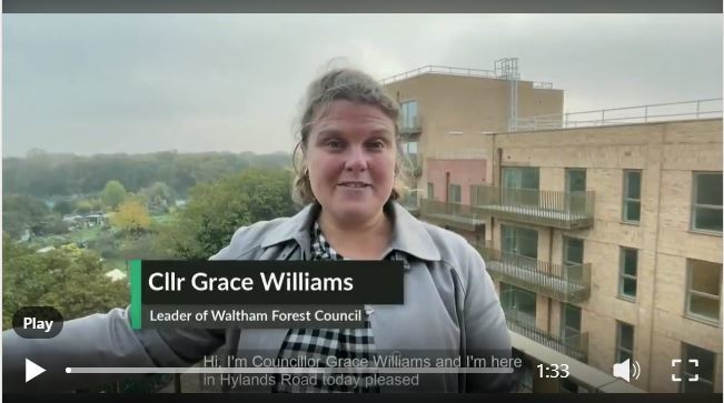 Cllr Grace Williams_Hylands Road_Video