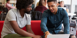 library helper men man community