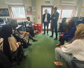 Linzi and Cllrs visit Leyton Family Hub 2_August 23