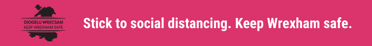 Stick to social distancing - Keep Wrexham safe