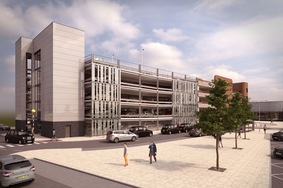 railway station car park image