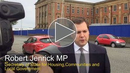 Housing Minister visits city