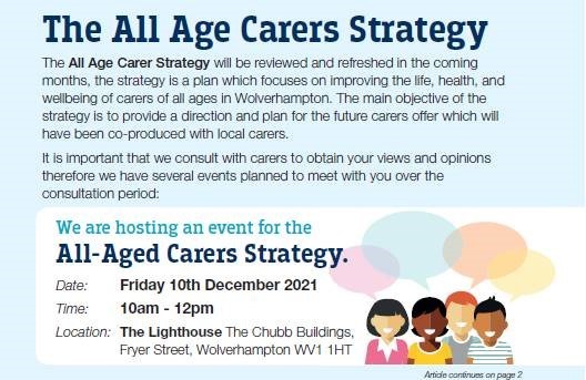 Carer Support Strategy meeting