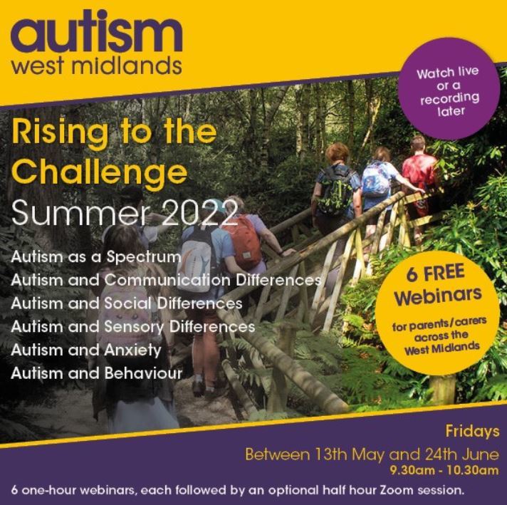 Autism West Midlands Webinars