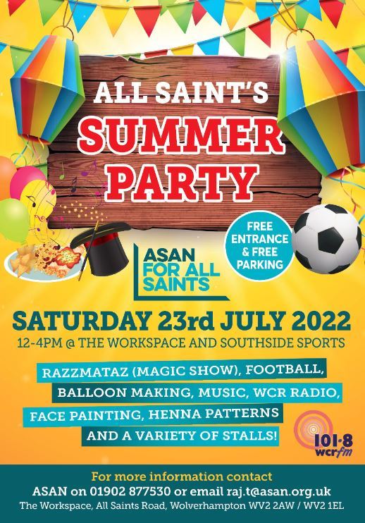 all saints summer party
