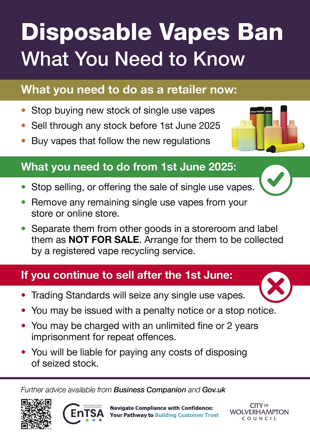 Single Use Vape Ban article