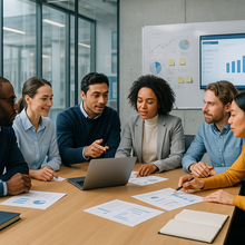 Professionals working together