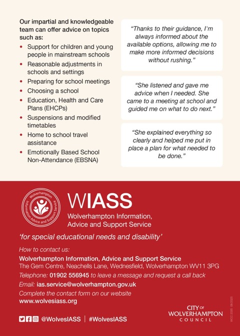 SEND Surgery Cherry St Flyer p.2