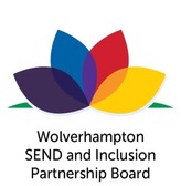 SEND Inclusion partnership board logo white