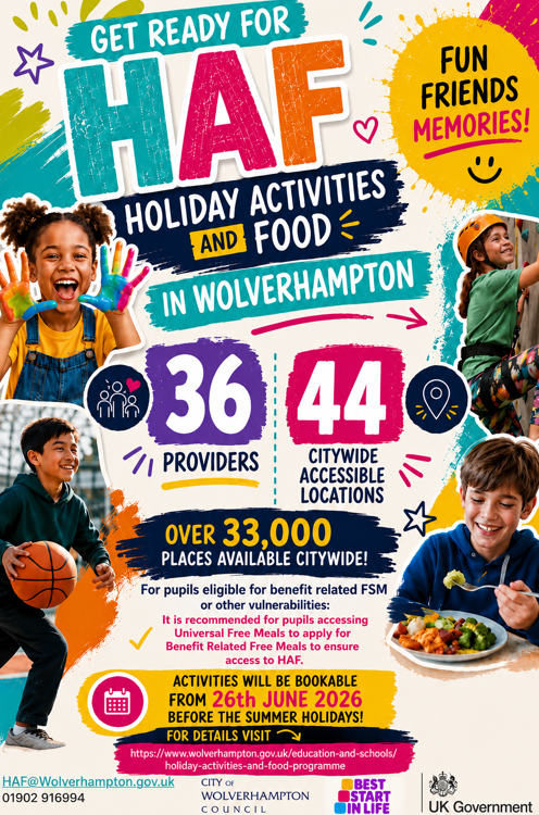 Yo Wolves! HAF summer flyer 2026