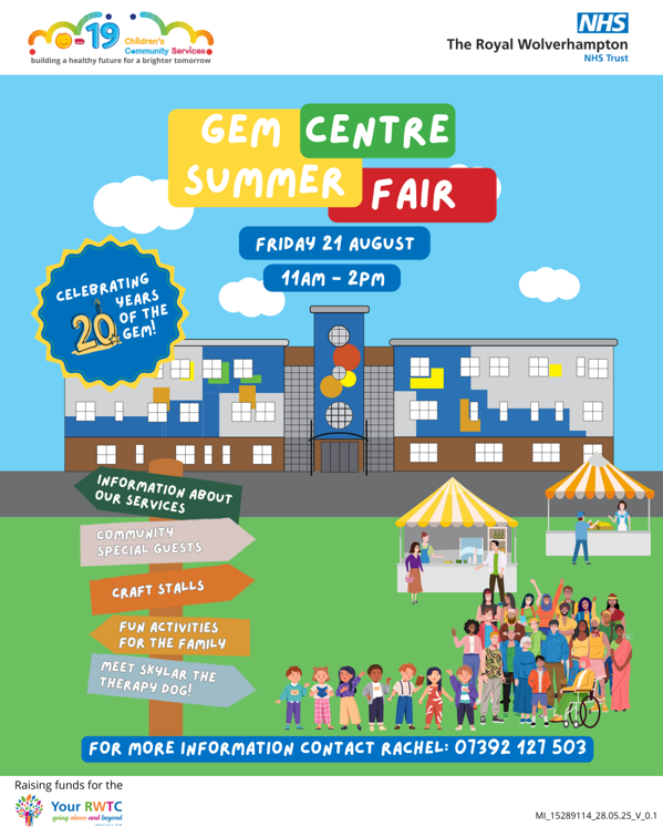 Gem Centre Summer Fair 21 Aug '26
