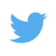 Twitter logo blue no background