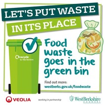 Food waste bin sticker