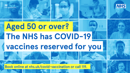 Vaccines reserved for over 50s