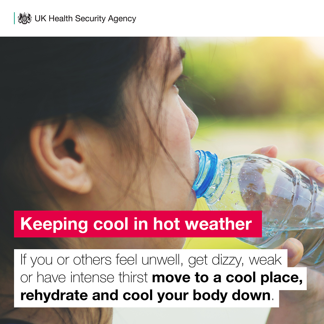 Hot weather advice