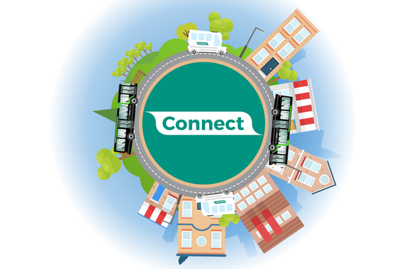 Connect Bus Graphic