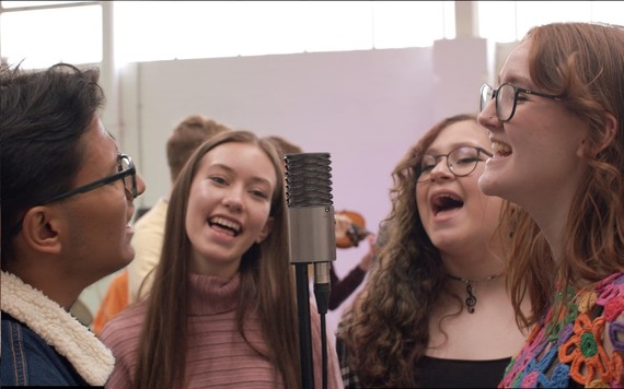 Berkshire Maestros in recording studio