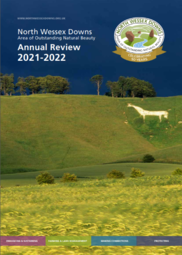 annual report cover aonb