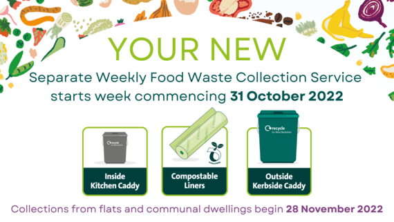 Food waste collections start 31 October 