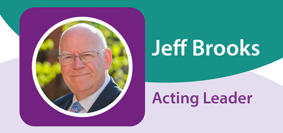 Acting leader Jeff Brooks graphic