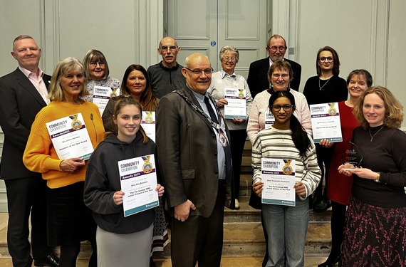 Community champion award winners