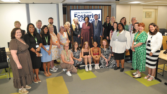 Ministerial visit to south east foster hub