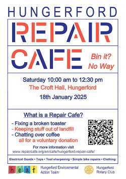 Hungerford Repair Cafe flyer