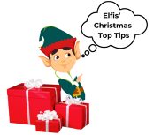 Elfis the eco elf with top tips on how to recycle more and reduce waste this Christmas