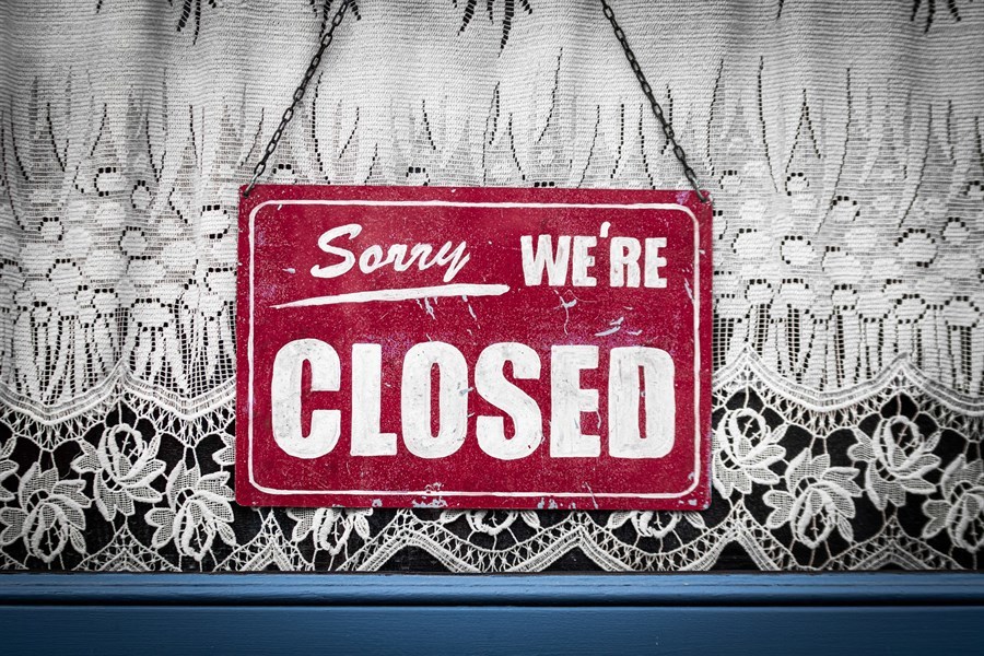 Sorry we are closed 