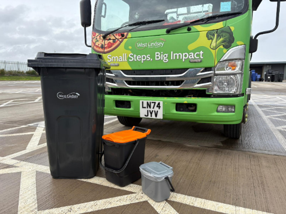 waste truck food waste