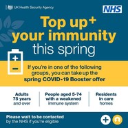 COVID-19 Spring Booster Poster