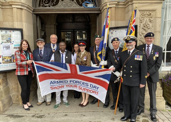 Armed Forces Week and flag-raising ceremony in Kendal