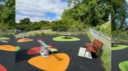 Play area at Owlet Ash in Milnthorpe