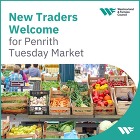 Image reads New Traders Welcome for Penrith Tuesday Market