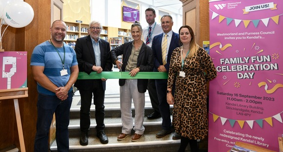 Cllr Virginia Taylor marked the occasion with an official ribbon cutting alongside Cllr Jonathan Brook.