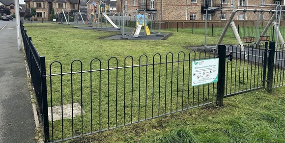 The new play park at Sherborne Avenue in Barrow