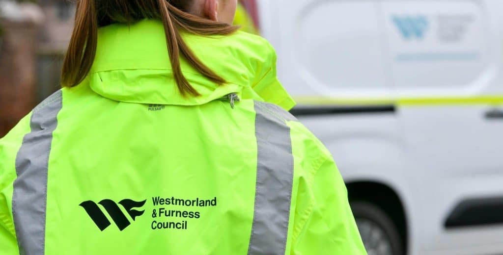 Westmorland and Furness Council Highways worker