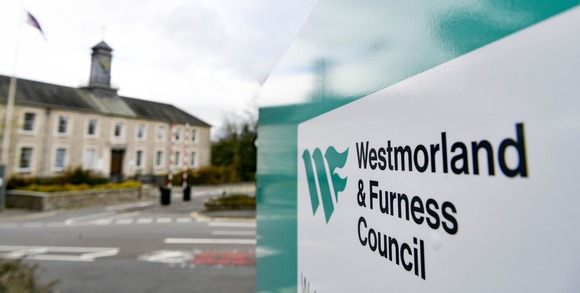 Westmorland and Furness Council sign
