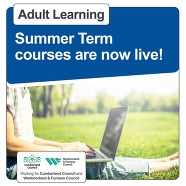 Image reads: Summer Term courses are now live!