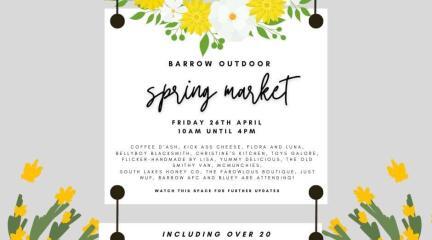 Barrow Outdoor Market springs into action