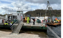 Windermere Ferry hull prep