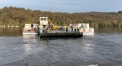 Windermere Ferry on the water