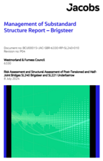 Brigsteer bridge report conducted by Jacobs