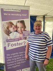 Foster carer Trisha at North Lonsdale Show