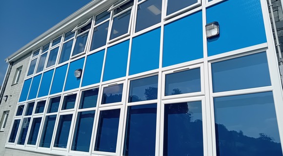 Image of new windows at John Ruskin School