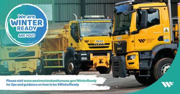 A gritter - Winter Ready banner